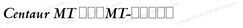 Centaur MT 半人马MT字体转换